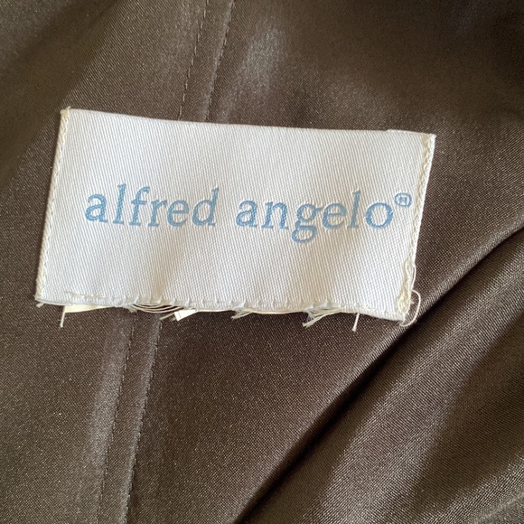 Alfred Angelo Black One Shouldered Gown Size S - Picture 5 of 5